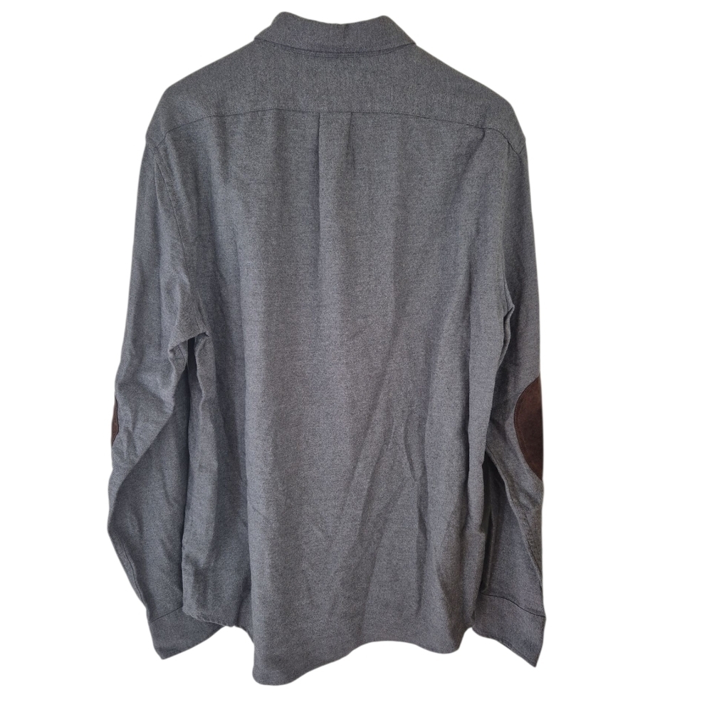 J Crew Cotton Elbow Patch Button Down Large Nwt N… - image 2